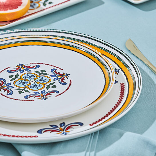 Karaca Positano 18 Parça 6 Kişilik New Bone Kahvaltı Seti