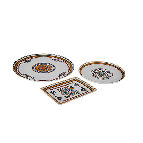 Karaca Positano 18 Parça 6 Kişilik New Bone Kahvaltı Seti