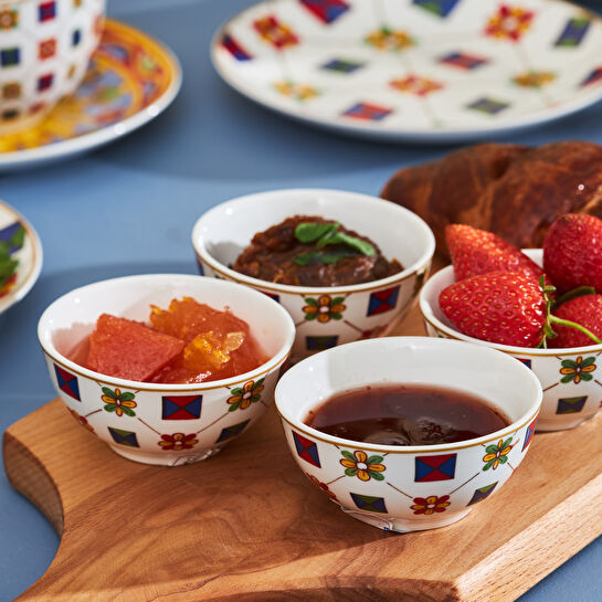 Karaca Juno 26 Parça 6 Kişilik New Bone Yemek / Kahvaltı Takımı