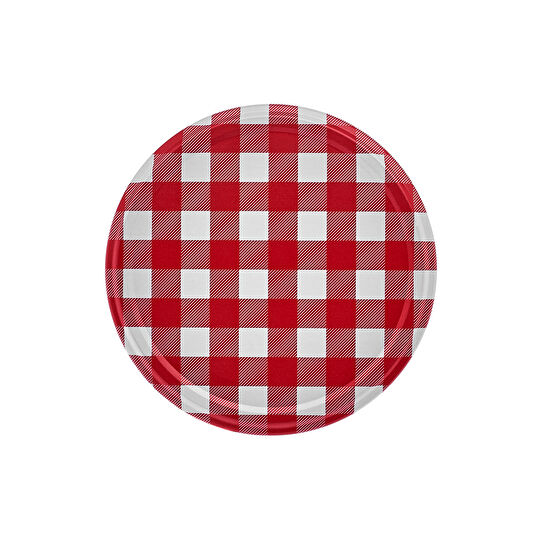 Karaca 5'li Kavanoz Kapak Seti Ekose 100 mm