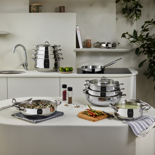 Karaca New Akara İndüksiyon Tabanlı Çelik Tava 24 Cm