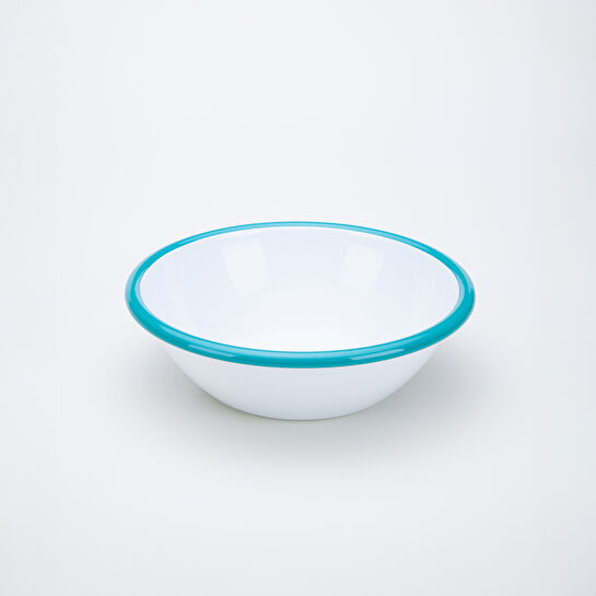 KARACA REFİKA'DAN EMAYE SALATA KASESİ 20 CM MAVİ