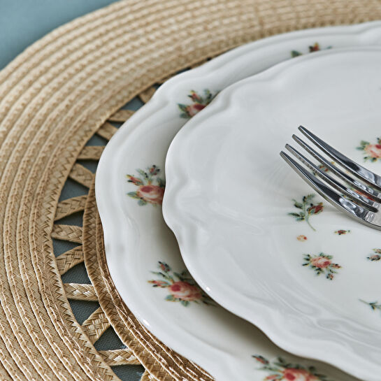 KARACA ROSEY 24 PARÇA 6 KİŞİLİK YEMEK TAKIMI