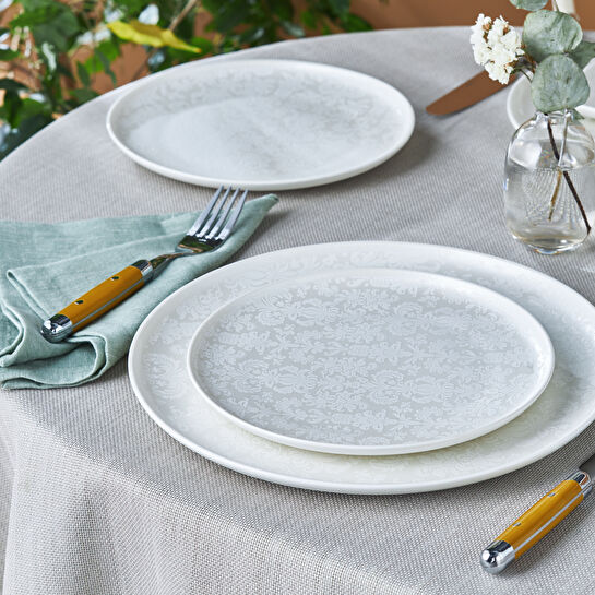 Karaca Minerva 18 Parça 6 Kişilik New Bone Yemek Kahvaltı Takımı