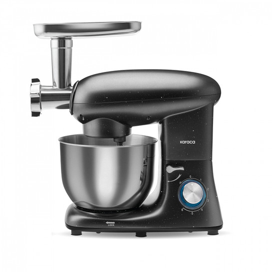 Karaca Multichef Stand Mikser Sparkling Mutfak Şefi 1900W 5,5 Lt (Kıyma Çekme / Sucuk - Sosis / İçli Köfte Aparatlı)