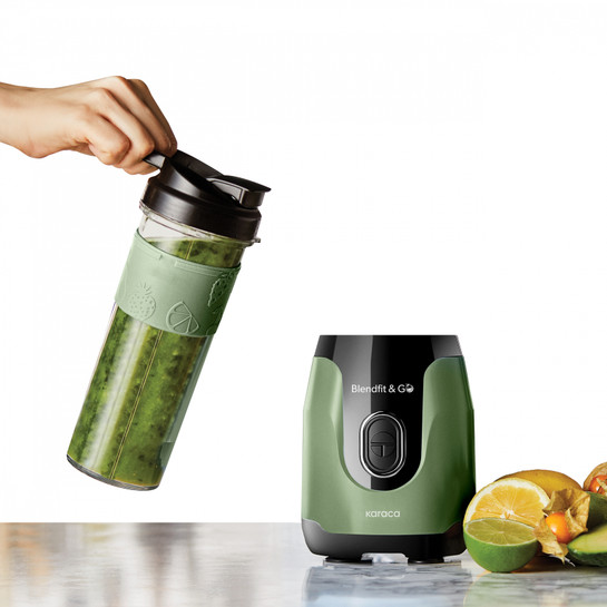 Karaca Blendfit Go Smoothie Blender Set Grasmere Green