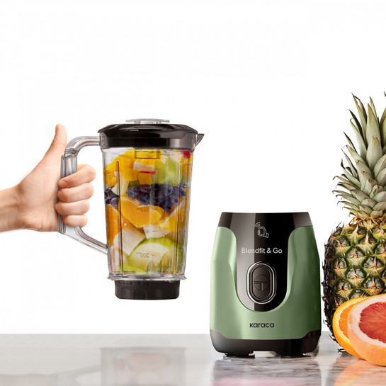 Karaca Blendfit Go Smoothie Blender Set Grasmere Green