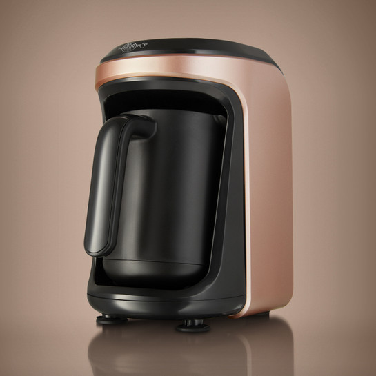 Karaca Hatır Hüp Türk Kahve Makinesi Rosegold 5 Fincan Kapasiteli Bol Köpüklü