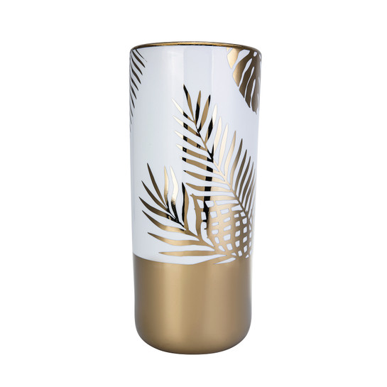Karaca Tropical Gold Vazo 19x45 cm