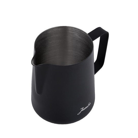 Jumbo Venti Çelik Süt Potu Siyah 600 ml