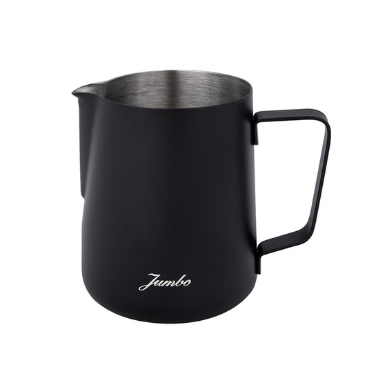 Jumbo Venti Çelik Süt Potu Siyah 600 ml
