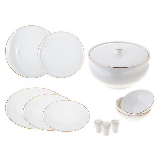Jumbo Cosmos Gold 60 Parça 12 Kişilik Yemek Takımı