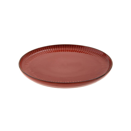 Jumbo Efes Kırmızı Düz Tabak 28 cm