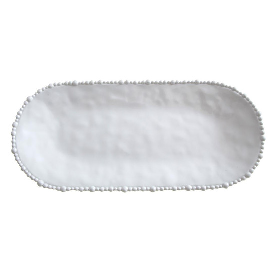 Jumbo Alesta Oval Tepsi Beyaz
