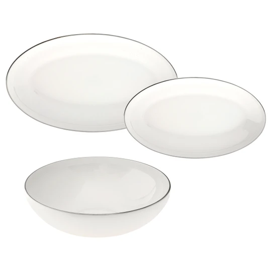 Jumbo Cloud 4 Parça Tabak Seti Platin
