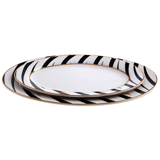 Jumbo Motus 101 Büyük Kayık Tabak 30 cm