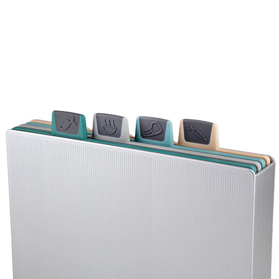 Jumbo Smart Green Standlı 4 'lü Kesme Tahtası Seti