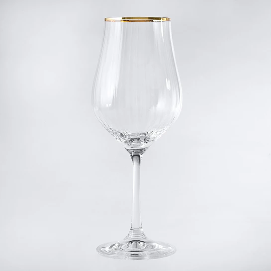Jumbo Tulıpa Gold Kadeh 6'lı 350 Ml Ayaklı