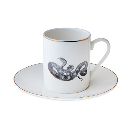 Jumbo X İstanbul Modern Taner Ceylan Yılan 2 Kişilik Kahve Fincan Takımı
