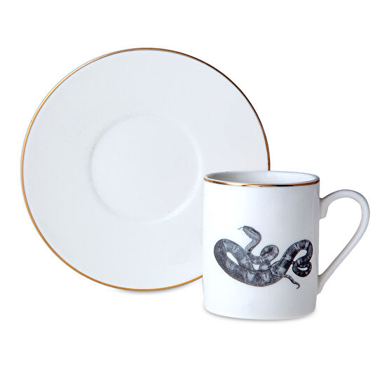 Jumbo X İstanbul Modern Taner Ceylan Yılan 2 Kişilik Kahve Fincan Takımı