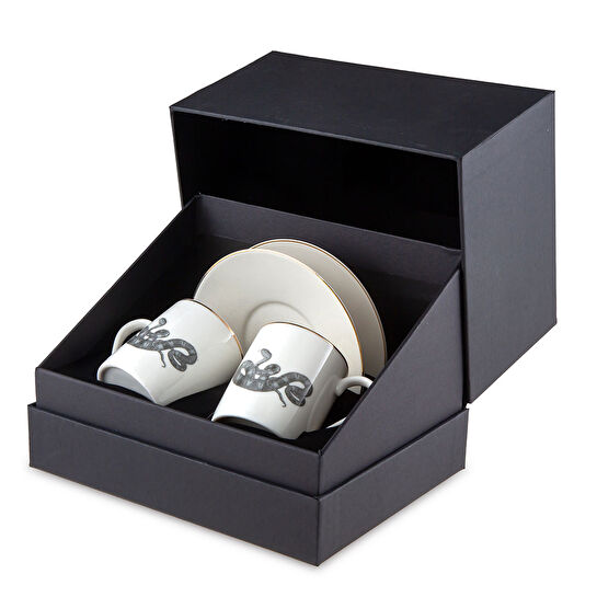 Jumbo X İstanbul Modern Taner Ceylan Yılan 2 Kişilik Kahve Fincan Takımı