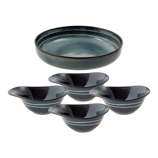 Jumbo Blue Secret 5'li Salata Kase Seti