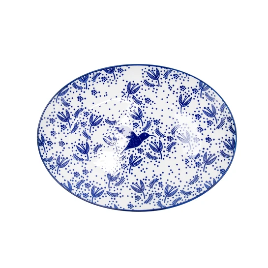 Jumbo Azure Kayık Tabak 30 cm