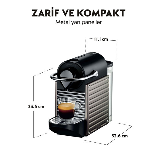 Nespresso C61 Pixie Titan Kahve Makinesi