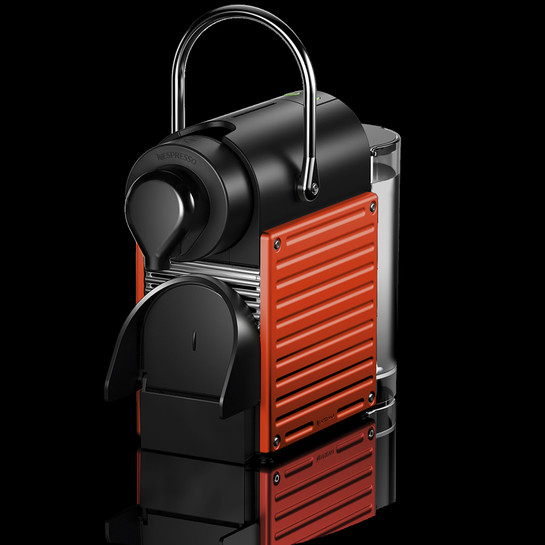 Nespresso C66R Pixie Kırmızı Kahve Makinesi ve Süt Köpürtücü Aksesuar