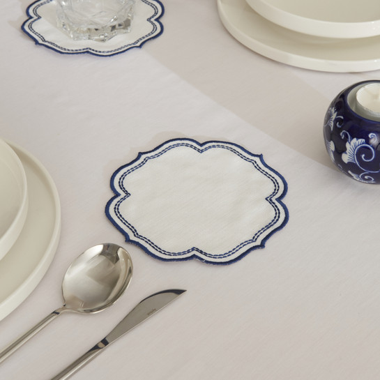Karaca Home 6'lı Flam Kokteyl Peçetesi Lacivert