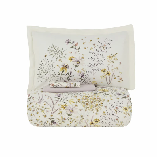 Karaca Home Lussi %100 Pamuk Tek Kişilik Nevresim Takımı Sarı