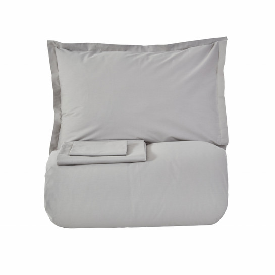Karaca Home Cool Touch Basic Çift Kişilik Nevresim Takımı Gri