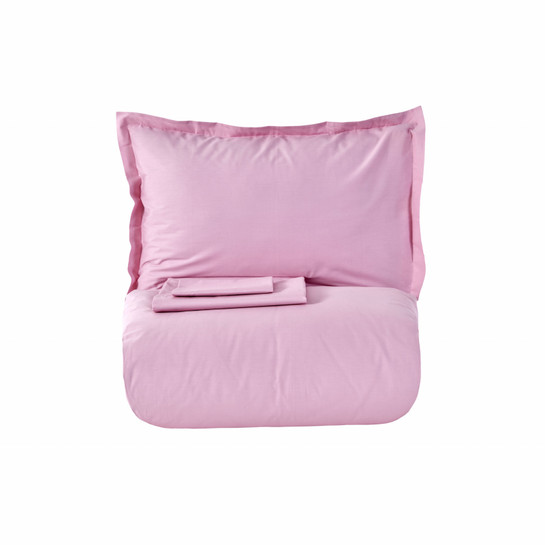 Karaca Home Cool Touch Basic Çift Kişilik Nevresim Takımı Pembe
