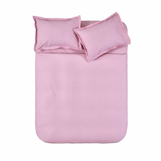Karaca Home Cool Touch Basic Çift Kişilik Nevresim Takımı Pembe