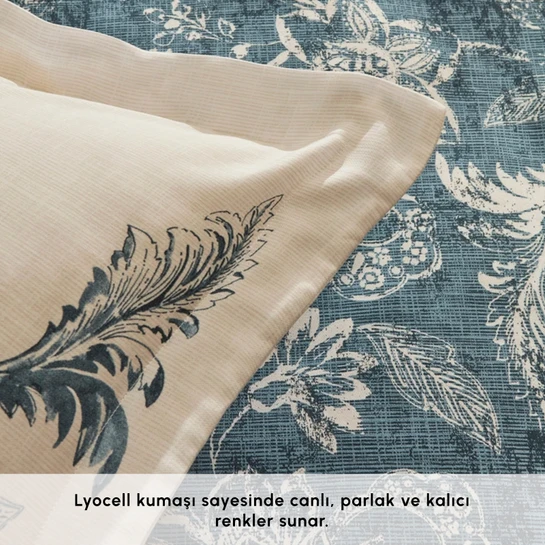 Karaca Home Floy Lyocell Krep Çift Kişilik Nevresim Takımı 