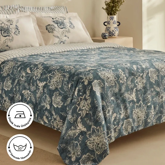 Karaca Home Floy Lyocell Krep Çift Kişilik Nevresim Takımı 