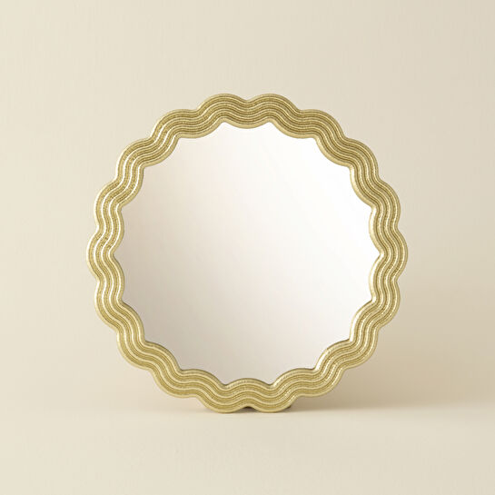 Karaca Home Vendi Duvar Aynası Gold 34x34 Cm