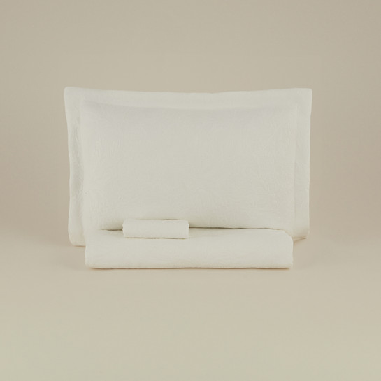 Karaca Home Olivia Çift Kişilik Yatak Örtüsü Seti Offwhite