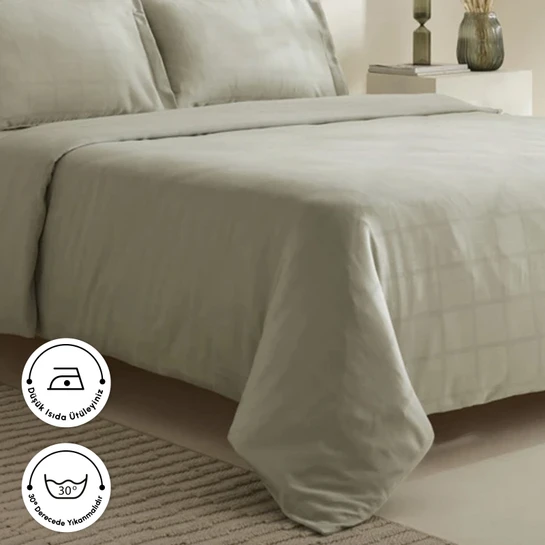Karaca Home Royale Çift Kişilik Nevresim Takımı Adaçayı