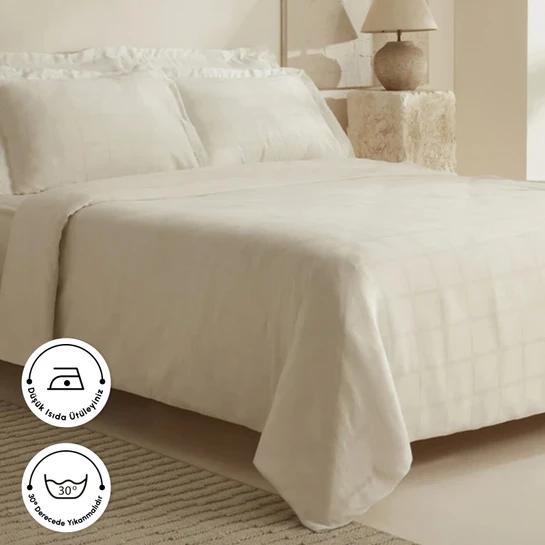 Karaca Home Royale Çift Kişilik Nevresim Takımı Beyaz