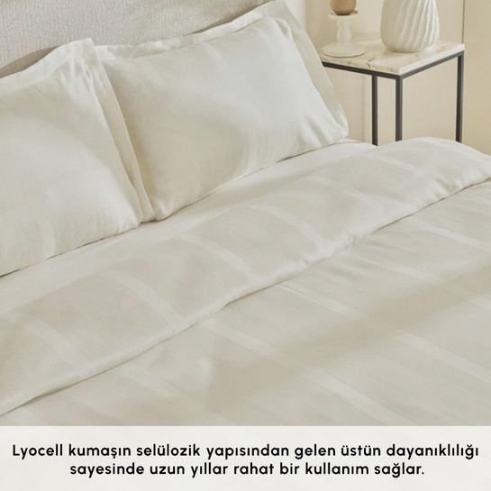 Karaca Home Alvin King Size Nevresim Takımı Beyaz