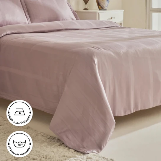 Karaca Home Alvin Çift Kişilik Nevresim Takımı Mürdüm