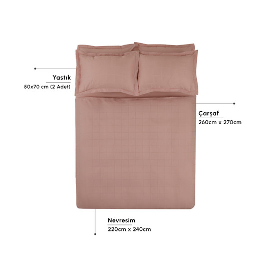 Karaca Home Alvin King Size Nevresim Takımı Mürdüm