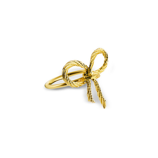 Karaca Ribbon 2'li Peçete Yüzüğü Gold