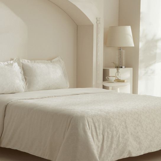Karaca Home White Collection Venessa Çift Kişilik Nevresim Takımı Beyaz