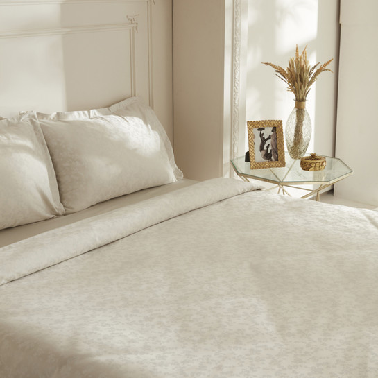 Karaca Home White Collection Venessa Çift Kişilik Nevresim Takımı Ekru 