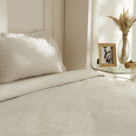 Karaca Home White Collection Venessa Çift Kişilik Nevresim Takımı Ekru 