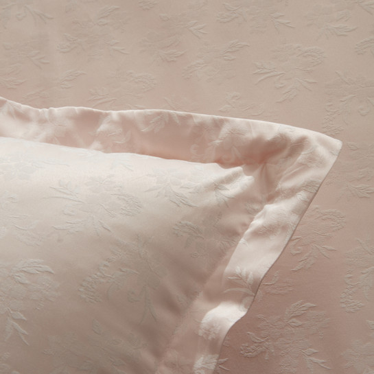 Karaca Home White Collection Viole Çift Kişilik Nevresim Takımı Pudra 