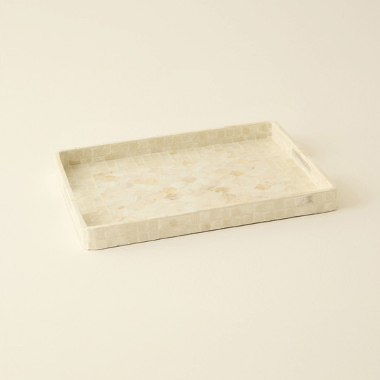 Karaca Home Carrie Dekoratif Tepsi 39x29 5x3.5 cm