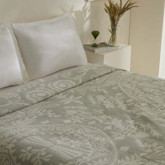 Karaca Home Avery Müslin Çift Kişilik Pike Takımı Mint